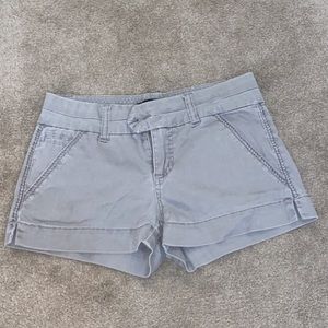 Grey jean shorts